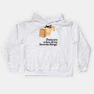 These are a few of my (cat) favorite things Kids Hoodie